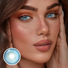 Lentes de contacto de color azul Seren