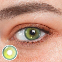 Lentes de contacto de color verde Seren