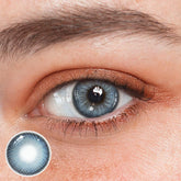 Lentes de contacto de color azul Margarida