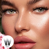 Pestañas negras Cristina - 12 mm