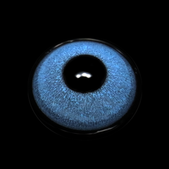 Lentes de contacto de color azul fluorescente para cosplay