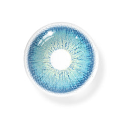 Lentes de contacto de color azul Eris