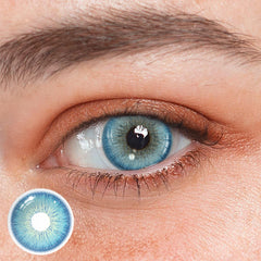Lentes de contacto de color azul Eris