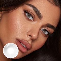 Lentes de contacto de color con prescripción Hidrocor Icy Gray