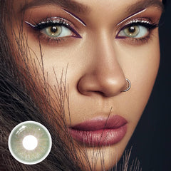 Lentes de contacto de color verde Pallas