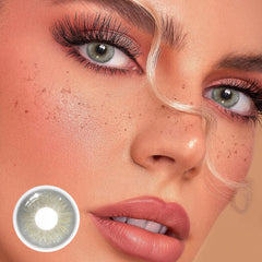 Lentes de contacto de color gris Pallas