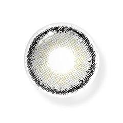 Lentes de contacto de color gris caramelo de primera calidad con prescripción médica