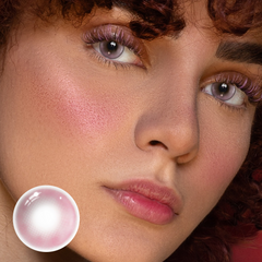 Lentes de contacto de color rosa Yara