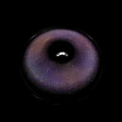 Lentes de contacto de color morado con borde dorado para cosplay