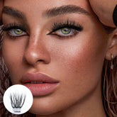 Pestañas negras Gabriela - 14 mm