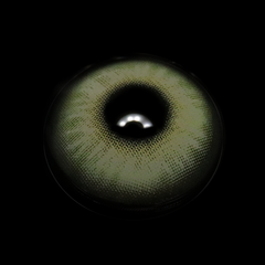 Lentes de contacto de color verde claro Himalaya con prescripción médica