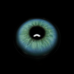 Lentes de contacto de color azul Elvina