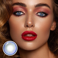 Lentes de contacto de color morado Elvina