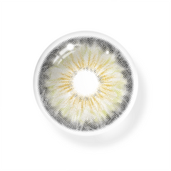 Lentes de contacto de color gris ámbar Cyrene