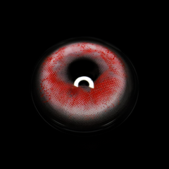 Lentes de contacto de color rosa con pupilas de arena escarlata para cosplay