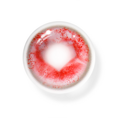 Lentes de contacto de color rosa con pupilas de arena escarlata para cosplay