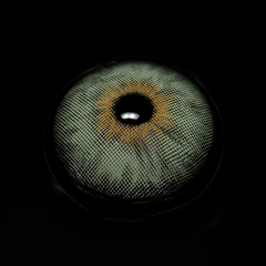 Lentes de contacto de color verde cirene