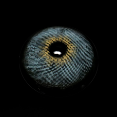 Lentes de contacto de color azul cirene