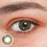 Lentes de contacto de color verde Morena