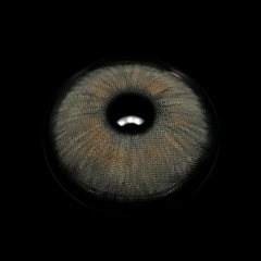 Lentes de contacto de color gris brillante Clover