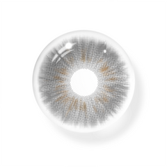 Lentes de contacto de color gris brillante Clover