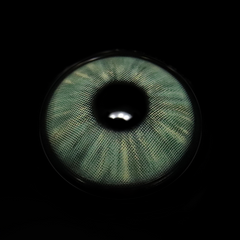 Lentes de contacto de color verde brillante Clover