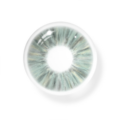 Lentes de contacto de color verde brillante Clover