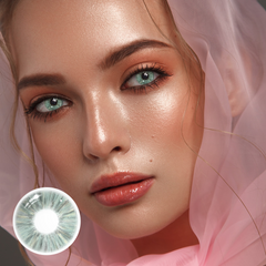 Lentes de contacto de color verde brillante Clover