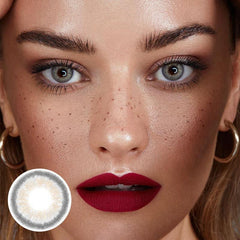 Lentes de contacto de color gris Roma