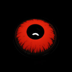 Lentes de contacto de color con prescripción de Lucifer's Eye Red para cosplay