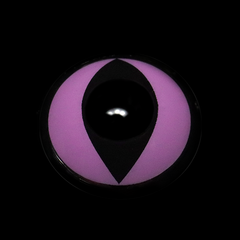 Lentes de contacto de color morado para cosplay de ojos de gato