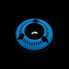 Lentes de contacto de color azul Sharingan de NARUTO para cosplay