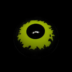 Lentes de contacto de color amarillo Demonlord Mammon para cosplay