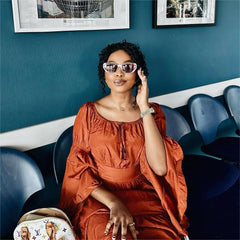 Gafas de sol amarillas Aline Cat Eye