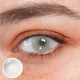 Lentes de contacto cosméticas Cosplay Weirdcorn Blancas