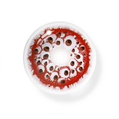 Lentes de Contacto Cosplay West Queen Color Rojo