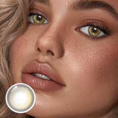 Lentes de contacto de color marrón Realta Pudding