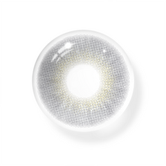 Lentes de contacto de color gris alabastro