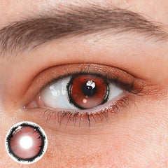 Lentes de contacto de color rojo Espina de Bruja para cosplay