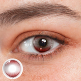 Lentes de contacto de color rojo lágrimas de bruja para cosplay