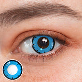 Lentes de contacto de color elfo azul oscuro para cosplay