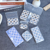 Estuche para lentes de contacto de colores de estilo simple INS
