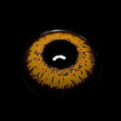 Lentes de contacto de color amarillo dorado de Candace para cosplay de Genshin Impact