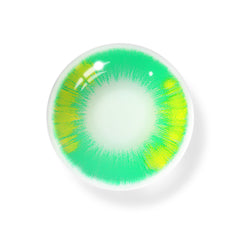 Lentes de contacto de color amarillo y verde fantasma para cosplay