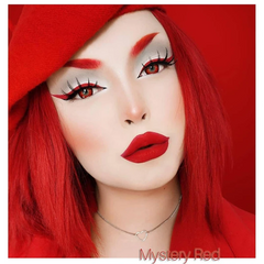 Lentes de contacto de color rojo Vega