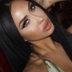 Lentes de contacto de color Marrón ocre de colores naturales