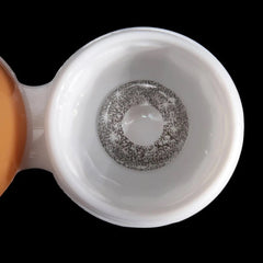 Lentes de contacto de color gris parpadeantes para Halloween