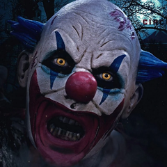 Lentes de contacto de color amarillo Manson para Halloween