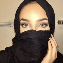 Lentes de contacto de color ámbar natural