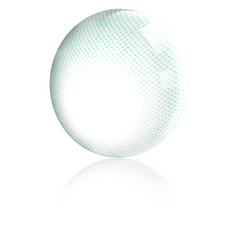 Lentes de contacto de color azul marino con prescripción de Hidrocor